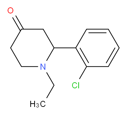2-(2-chlorophenyl)-1-ethylpiperidin-4-one