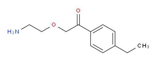 2-(2-aminoethoxy)-1-(4-ethylphenyl)ethanone