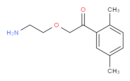 2-(2-aminoethoxy)-1-(2,5-dimethylphenyl)ethanone