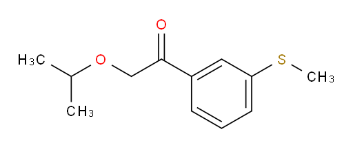 2-isopropoxy-1-(3-(methylthio)phenyl)ethanone