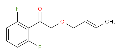 (E)-2-(but-2-en-1-yloxy)-1-(2,6-difluorophenyl)ethanone