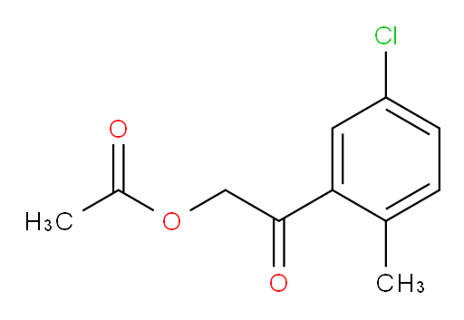 2-(5-chloro-2-methylphenyl)-2-oxoethyl acetate