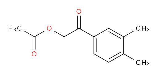 2-(3,4-dimethylphenyl)-2-oxoethyl acetate