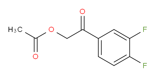 2-(3,4-difluorophenyl)-2-oxoethyl acetate
