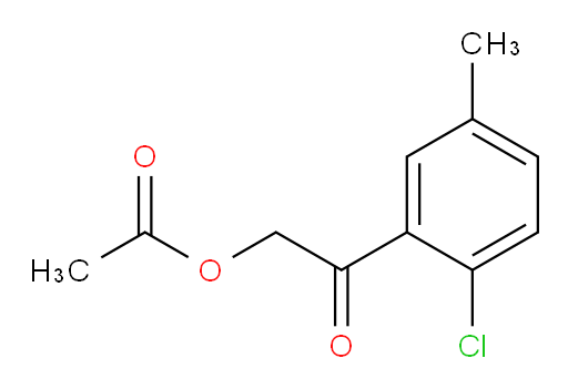 2-(2-chloro-5-methylphenyl)-2-oxoethyl acetate