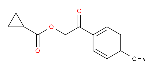 2-oxo-2-(p-tolyl)ethyl cyclopropanecarboxylate