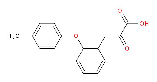 2-oxo-3-(2-(p-tolyloxy)phenyl)propanoic acid