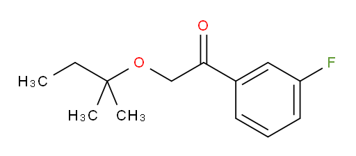 1-(3-fluorophenyl)-2-(tert-pentyloxy)ethanone