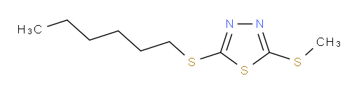 2-(hexylthio)-5-(methylthio)-1,3,4-thiadiazole