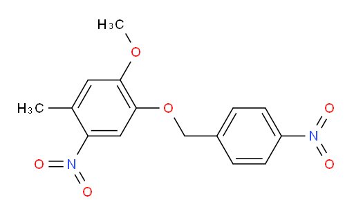 1-methoxy-5-methyl-4-nitro-2-((4-nitrobenzyl)oxy)benzene