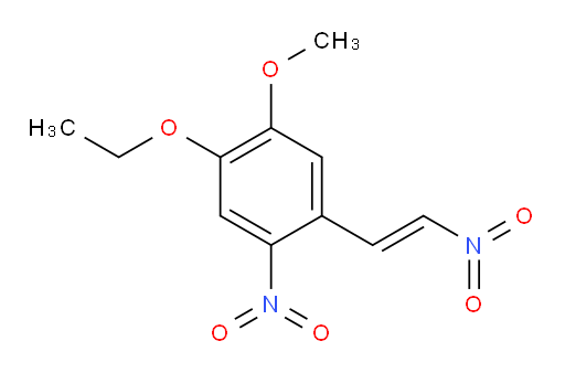 (E)-1-ethoxy-2-methoxy-5-nitro-4-(2-nitrovinyl)benzene