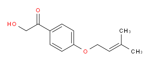 2-hydroxy-1-(4-((3-methylbut-2-en-1-yl)oxy)phenyl)ethanone