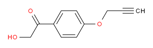 2-hydroxy-1-(4-(prop-2-yn-1-yloxy)phenyl)ethanone