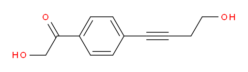 2-hydroxy-1-(4-(4-hydroxybut-1-yn-1-yl)phenyl)ethanone