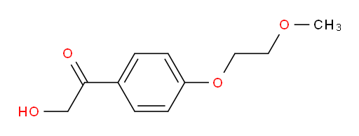 2-hydroxy-1-(4-(2-methoxyethoxy)phenyl)ethanone