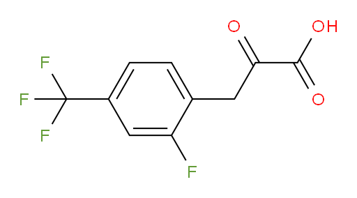 3-(2-fluoro-4-(trifluoromethyl)phenyl)-2-oxopropanoic acid