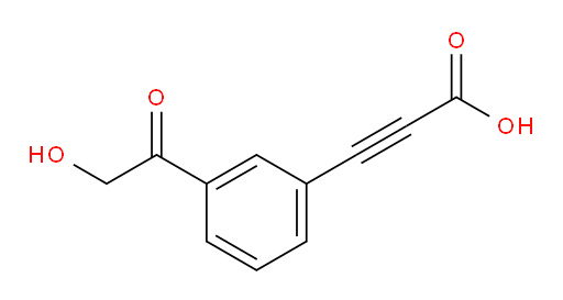 3-(3-(2-hydroxyacetyl)phenyl)propiolic acid