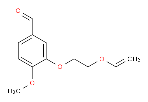 4-methoxy-3-(2-(vinyloxy)ethoxy)benzaldehyde