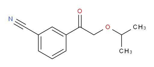 3-(2-isopropoxyacetyl)benzonitrile