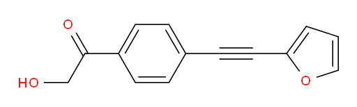 1-(4-(furan-2-ylethynyl)phenyl)-2-hydroxyethanone