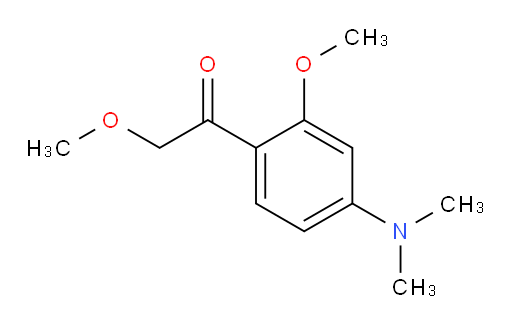 1-(4-(dimethylamino)-2-methoxyphenyl)-2-methoxyethanone