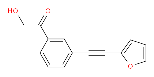 1-(3-(furan-2-ylethynyl)phenyl)-2-hydroxyethanone