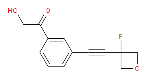 1-(3-((3-fluorooxetan-3-yl)ethynyl)phenyl)-2-hydroxyethanone
