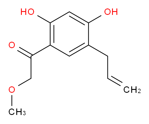 1-(5-allyl-2,4-dihydroxyphenyl)-2-methoxyethanone
