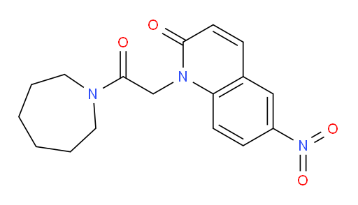 1-(2-(azepan-1-yl)-2-oxoethyl)-6-nitroquinolin-2(1H)-one