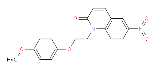 1-(2-(4-methoxyphenoxy)ethyl)-6-nitroquinolin-2(1H)-one