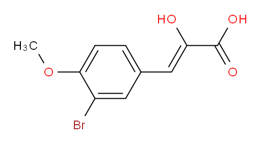 (Z)-3-(3-bromo-4-methoxyphenyl)-2-hydroxyacrylic acid