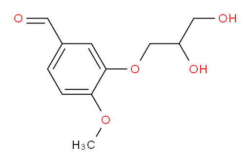 3-(2,3-dihydroxypropoxy)-4-methoxybenzaldehyde