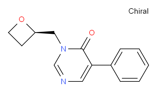 (R)-3-(oxetan-2-ylmethyl)-5-phenylpyrimidin-4(3H)-one