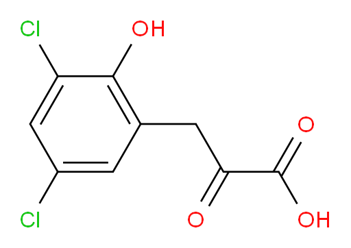 3-(3,5-dichloro-2-hydroxyphenyl)-2-oxopropanoic acid