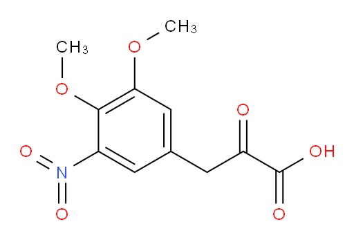 3-(3,4-dimethoxy-5-nitrophenyl)-2-oxopropanoic acid