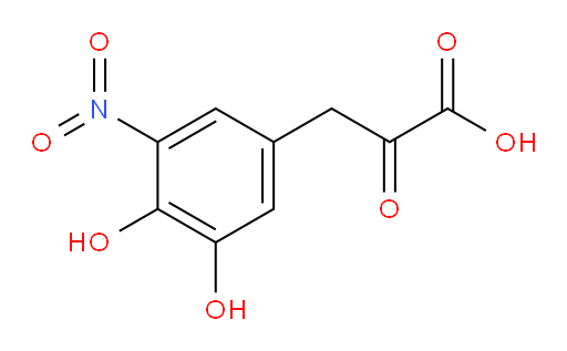 3-(3,4-dihydroxy-5-nitrophenyl)-2-oxopropanoic acid