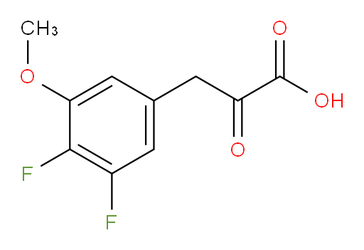 3-(3,4-difluoro-5-methoxyphenyl)-2-oxopropanoic acid