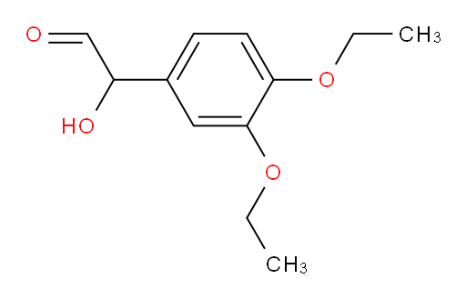 2-(3,4-diethoxyphenyl)-2-hydroxyacetaldehyde