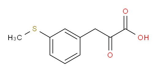 3-(3-(methylthio)phenyl)-2-oxopropanoic acid