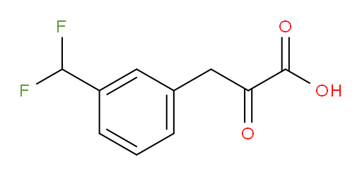 3-(3-(difluoromethyl)phenyl)-2-oxopropanoic acid