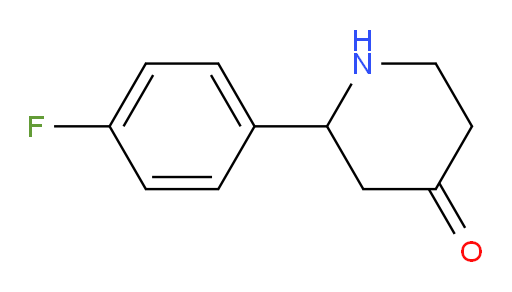2-(4-fluorophenyl)piperidin-4-one