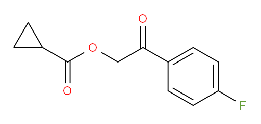 2-(4-fluorophenyl)-2-oxoethyl cyclopropanecarboxylate