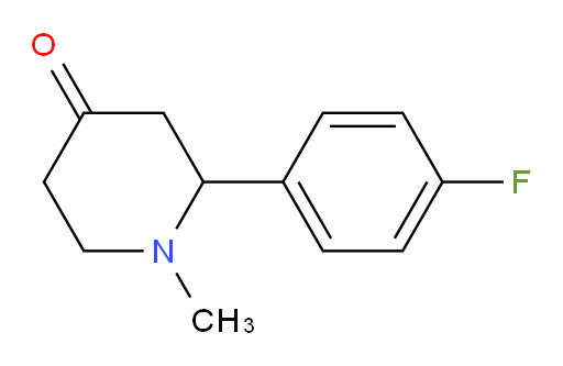 2-(4-fluorophenyl)-1-methylpiperidin-4-one