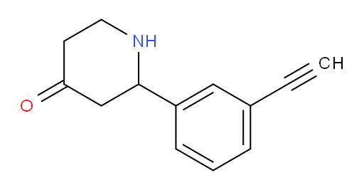 2-(3-ethynylphenyl)piperidin-4-one