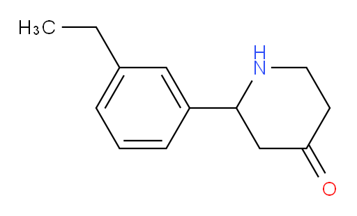 2-(3-ethylphenyl)piperidin-4-one