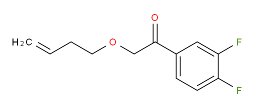 2-(but-3-en-1-yloxy)-1-(3,4-difluorophenyl)ethanone