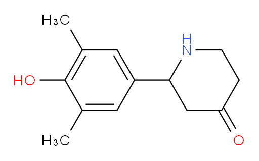 2-(4-hydroxy-3,5-dimethylphenyl)piperidin-4-one