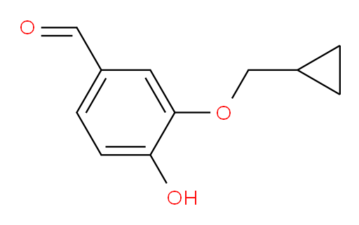 3-(cyclopropylmethoxy)-4-hydroxybenzaldehyde