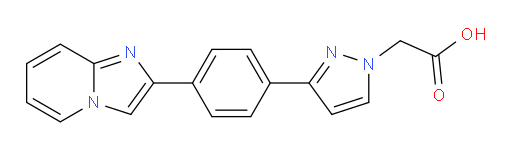 2-(3-(4-(imidazo[1,2-a]pyridin-2-yl)phenyl)-1H-pyrazol-1-yl)acetic acid
