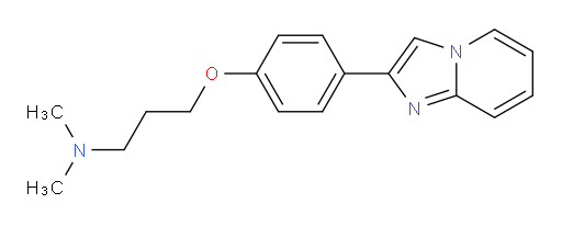 3-(4-(imidazo[1,2-a]pyridin-2-yl)phenoxy)-N,N-dimethylpropan-1-amine